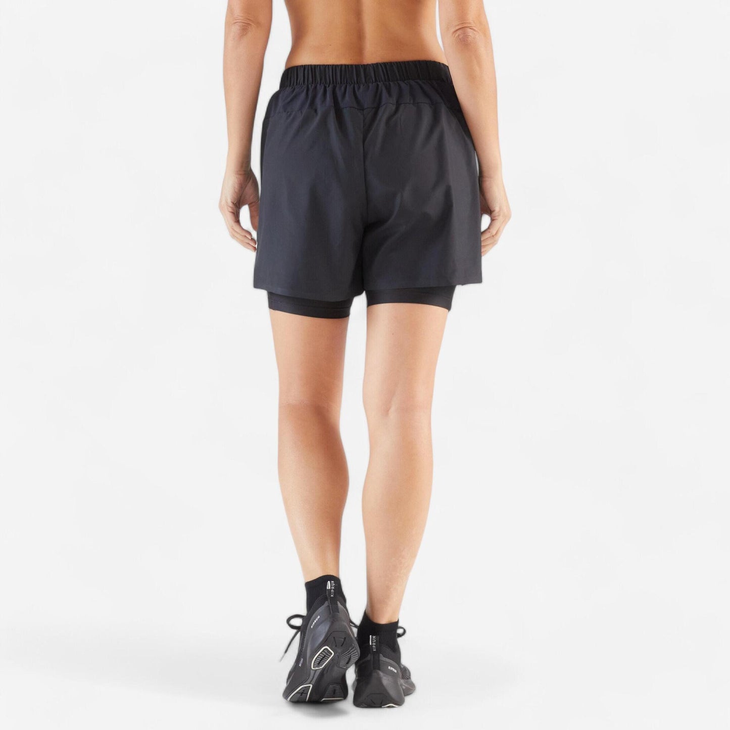 Kiprun Women's Run 500 2-in-1 Compression Running Shorts