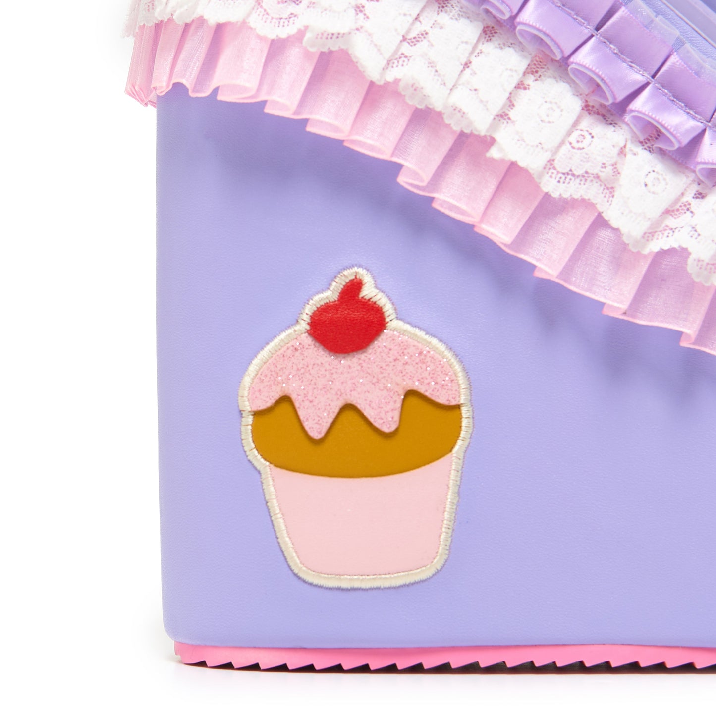 Cupcake Towers Platform Boots - Purple