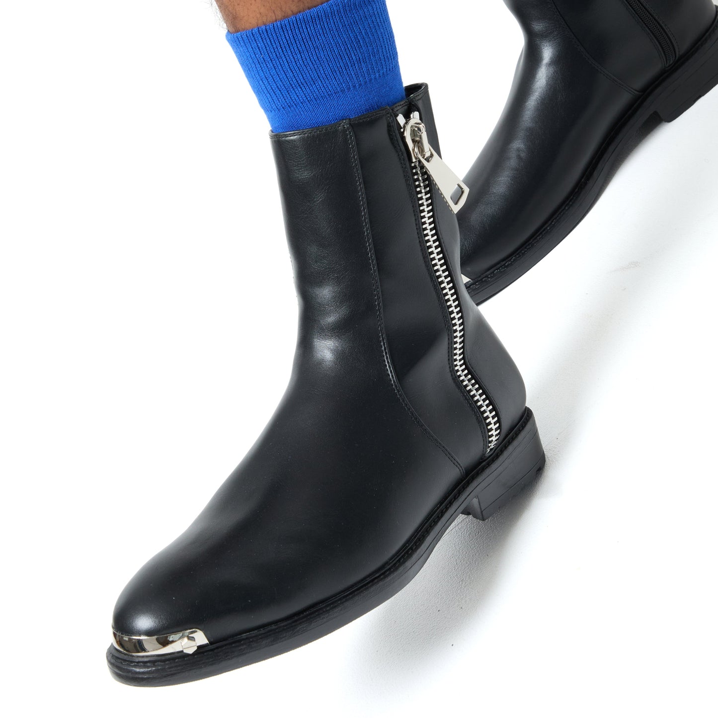 Regicide Men's Zip-up Boots - Black