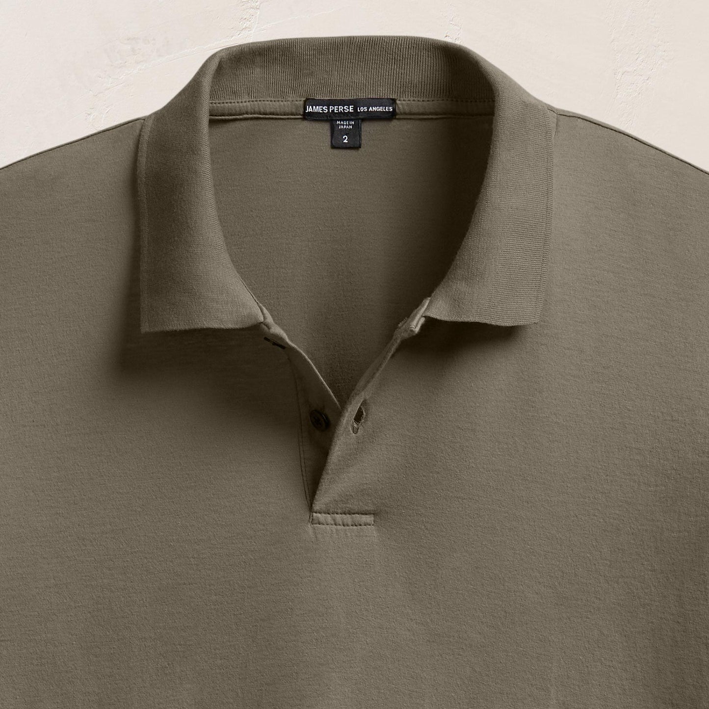 Luxe Lotus Jersey Polo - Birch