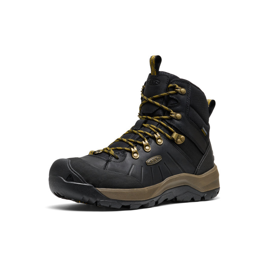 Men's Revel IV Polar Waterproof Boot  |  Black/Lemon Curry