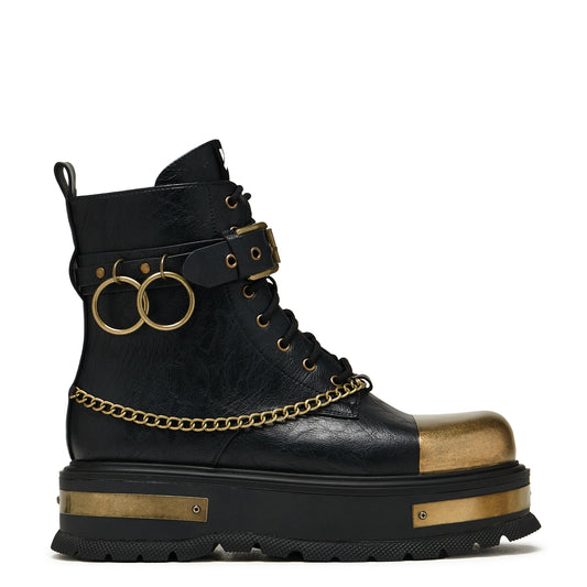Vintage Borin Men's Platform Boots - Faded Ash