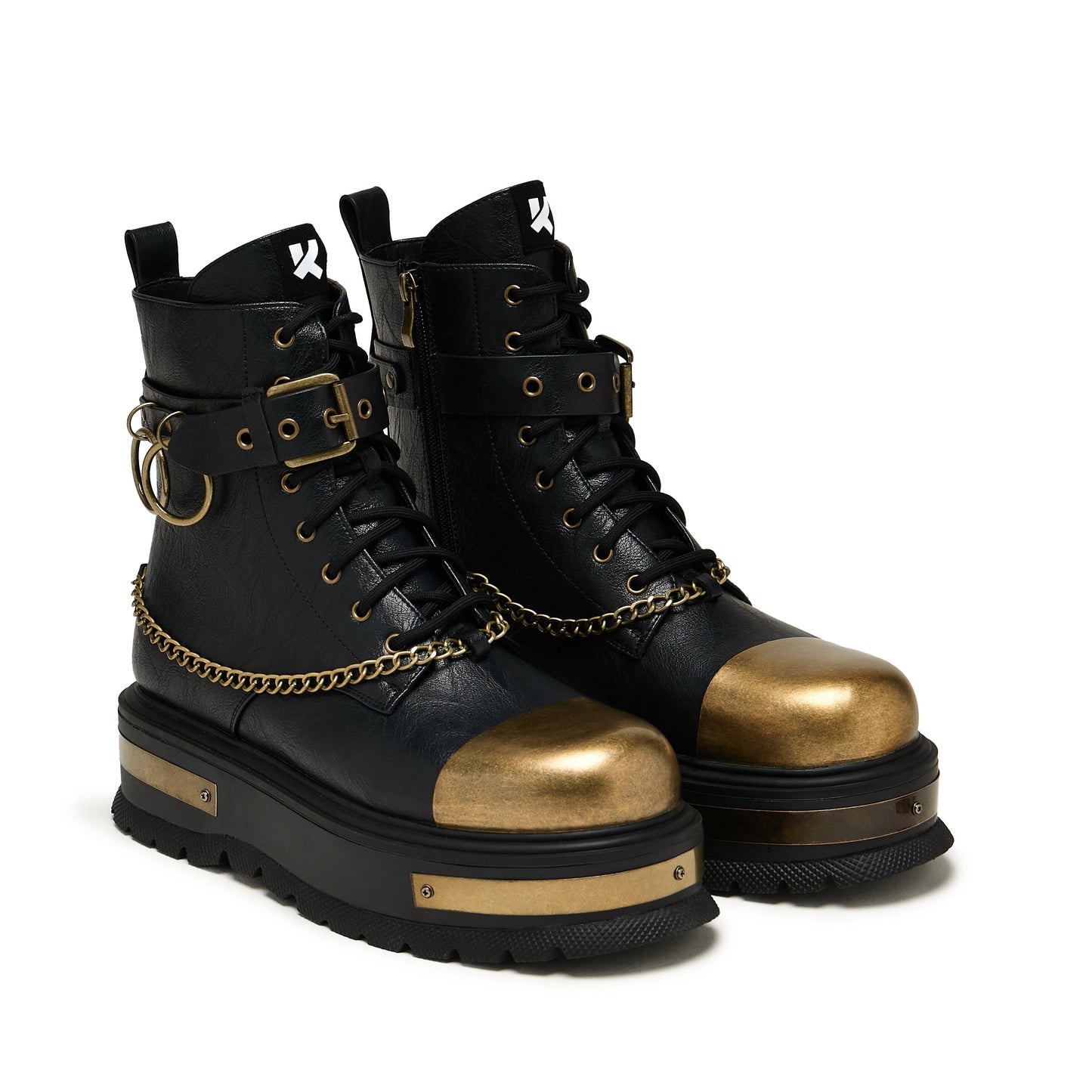 Vintage Borin Men's Platform Boots - Faded Ash