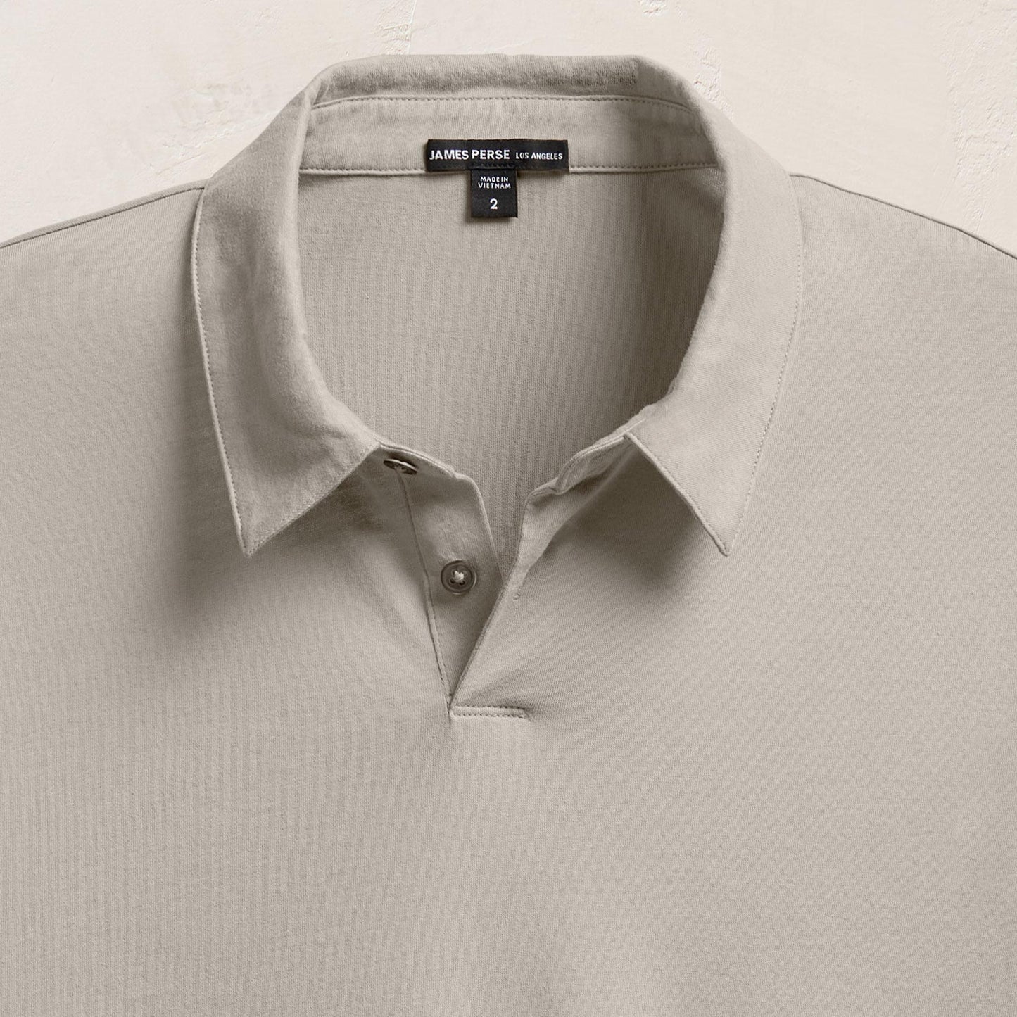 Brushed Lotus Polo - Concrete