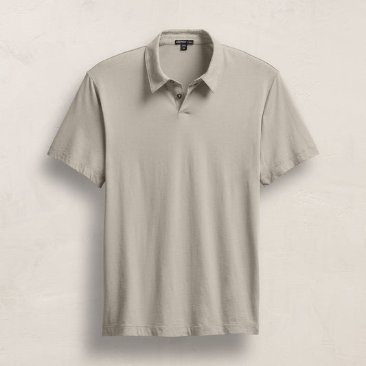 Brushed Lotus Polo - Concrete