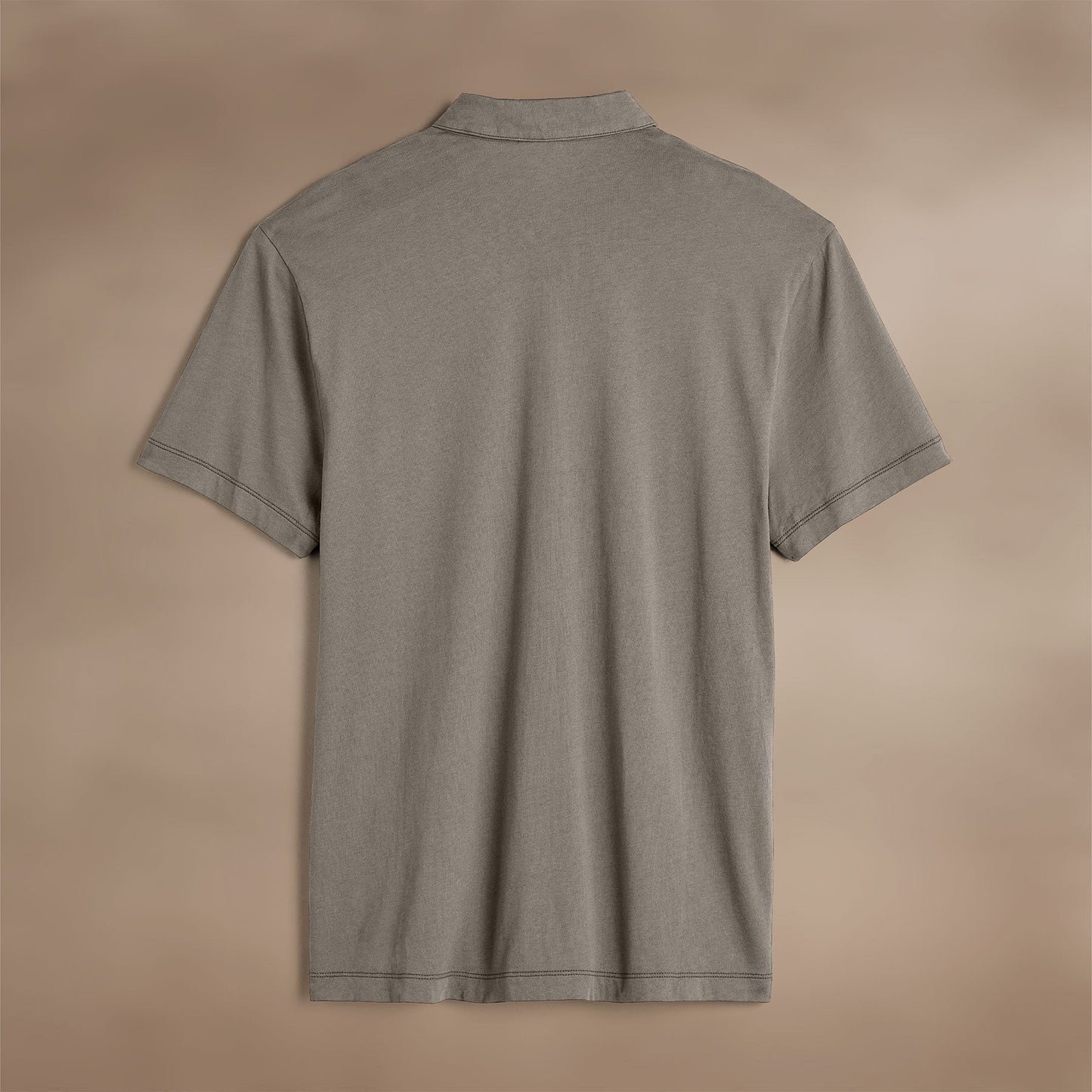 Brushed Lotus Polo - Granite