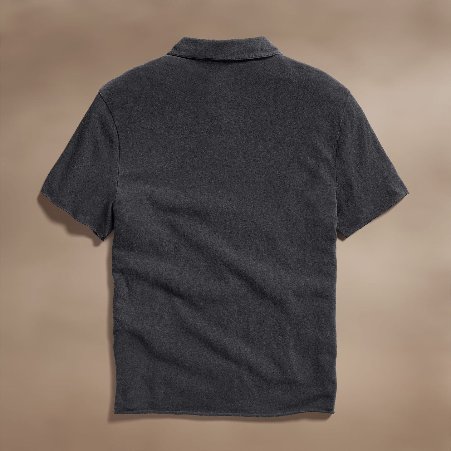 Slub Jersey Polo - Magma Pigment