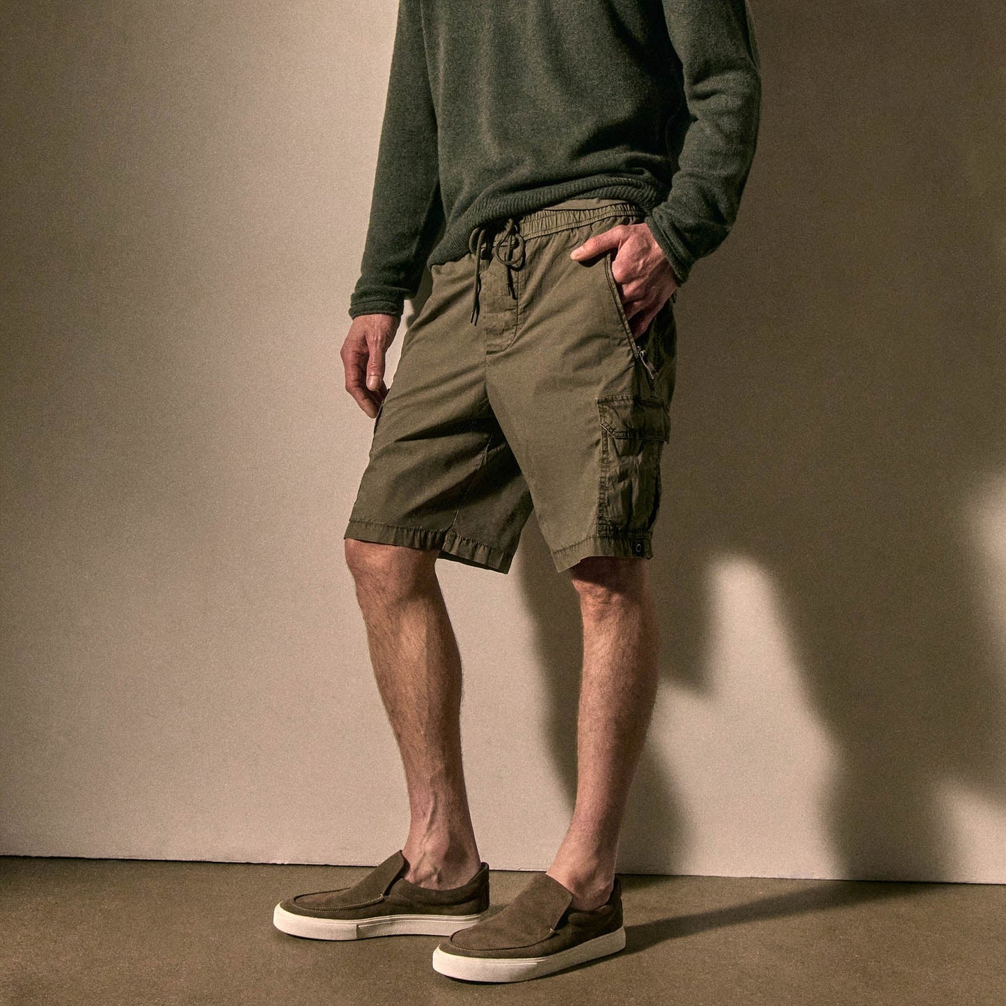 Parachute Poplin Cargo Short - Birch Pigment
