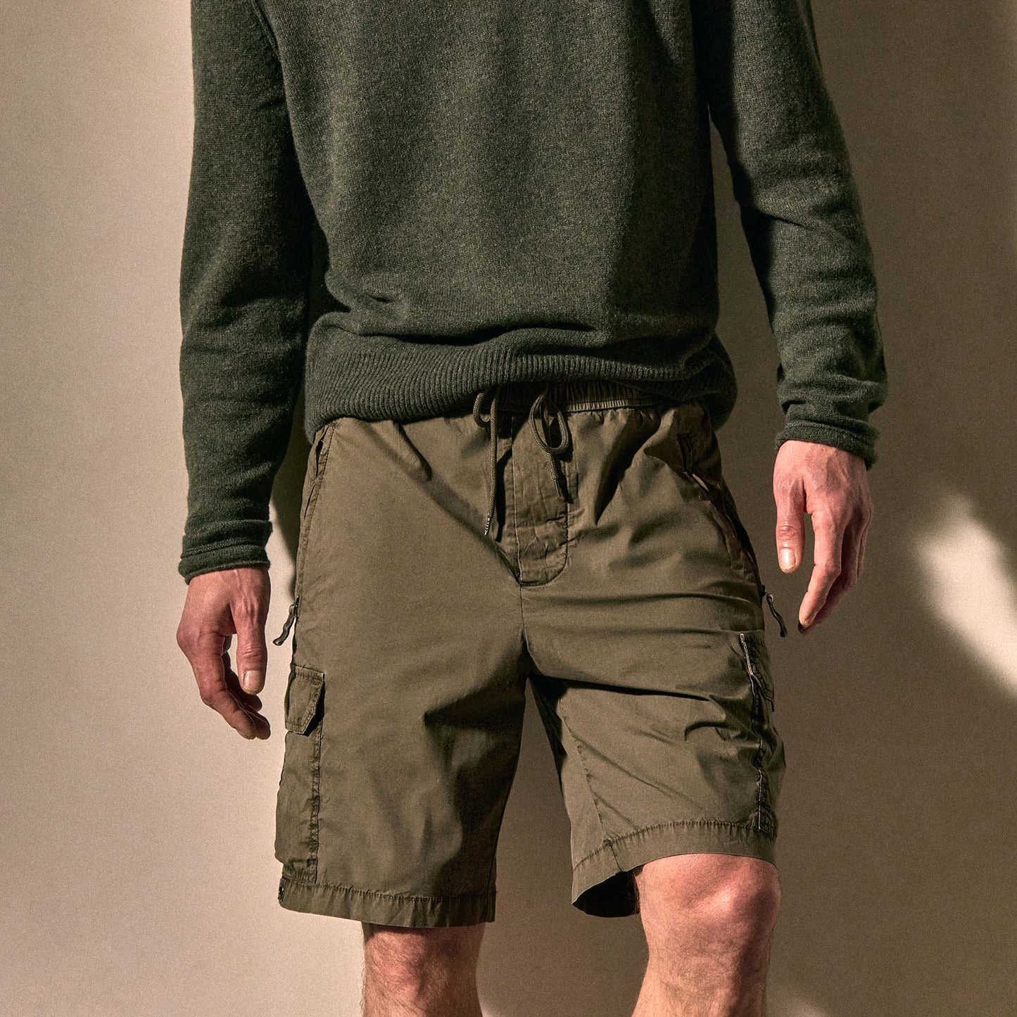 Parachute Poplin Cargo Short - Birch Pigment