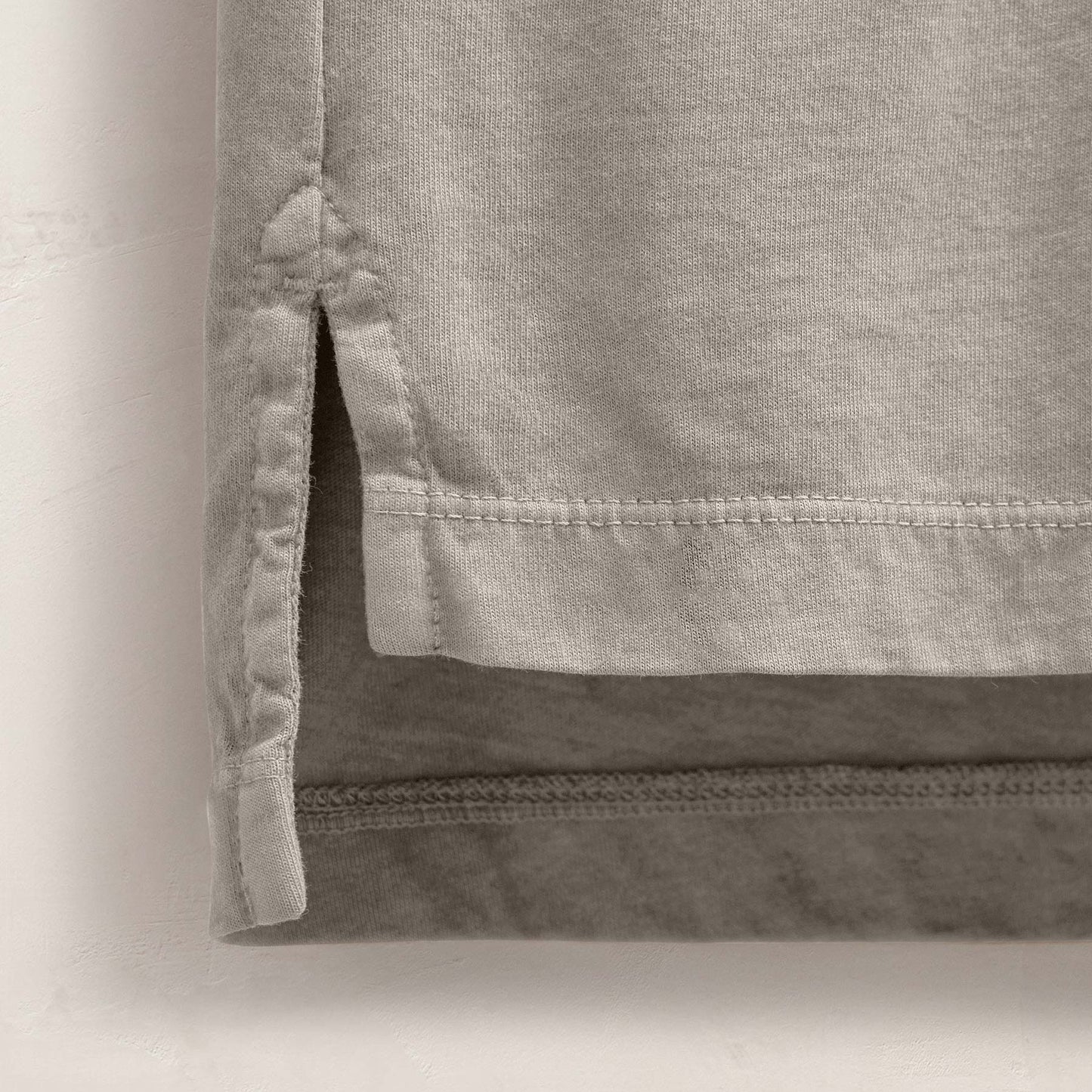 Sueded Jersey Polo - Concrete Pigment