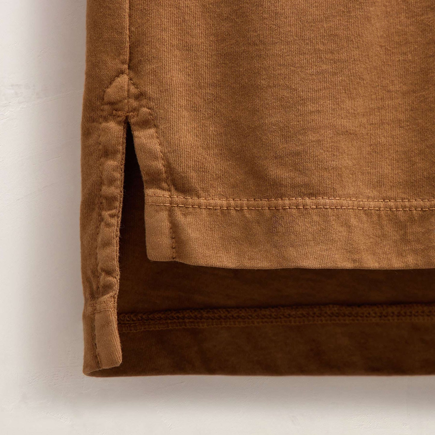 Sueded Jersey Polo - Whiskey Pigment