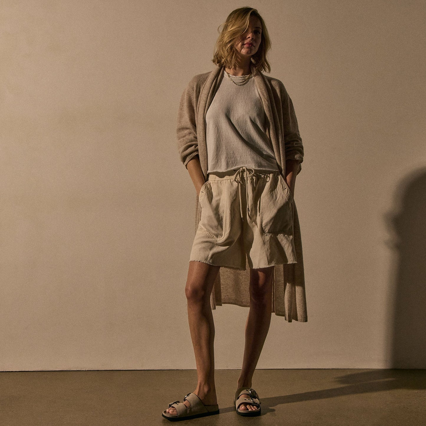 Lightweight Utility Short - Alabaster Pigment
