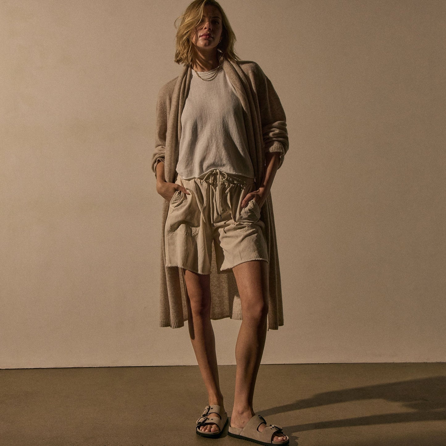 Lightweight Utility Short - Alabaster Pigment